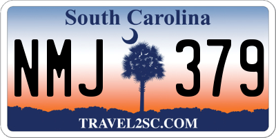 SC license plate NMJ379