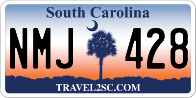 SC license plate NMJ428