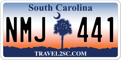 SC license plate NMJ441
