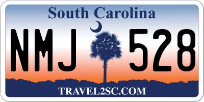 SC license plate NMJ528