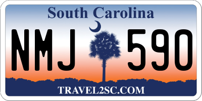 SC license plate NMJ590