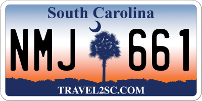 SC license plate NMJ661
