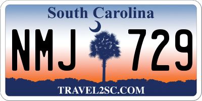 SC license plate NMJ729