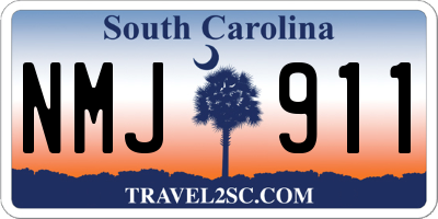 SC license plate NMJ911