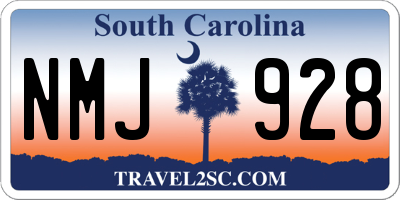SC license plate NMJ928