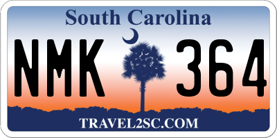 SC license plate NMK364