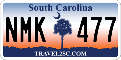 SC license plate NMK477