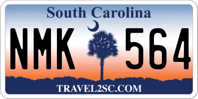 SC license plate NMK564