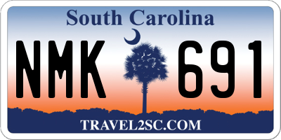 SC license plate NMK691