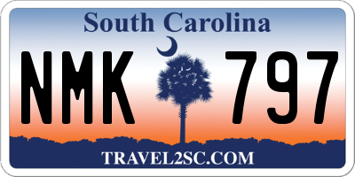 SC license plate NMK797