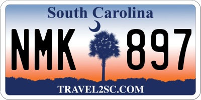 SC license plate NMK897