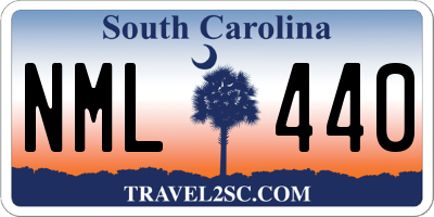 SC license plate NML440