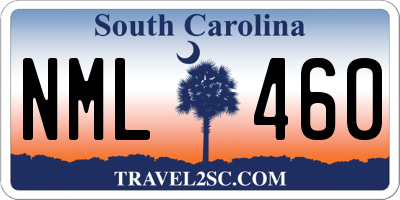 SC license plate NML460