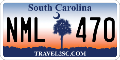 SC license plate NML470