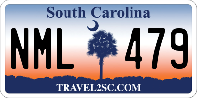 SC license plate NML479