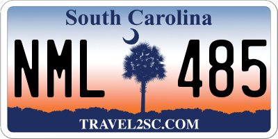 SC license plate NML485