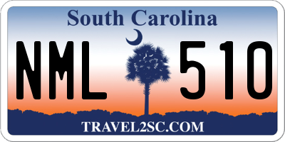 SC license plate NML510
