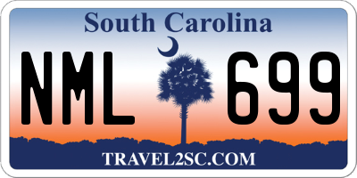 SC license plate NML699