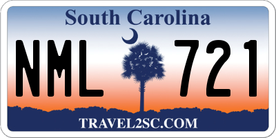 SC license plate NML721