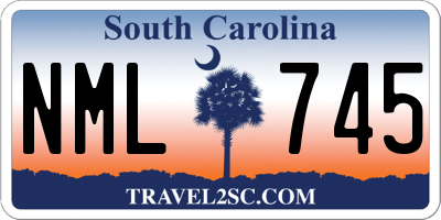 SC license plate NML745