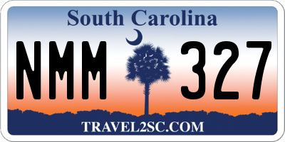 SC license plate NMM327