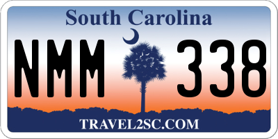 SC license plate NMM338
