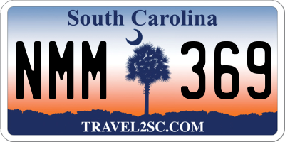 SC license plate NMM369