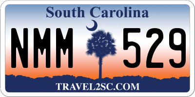 SC license plate NMM529