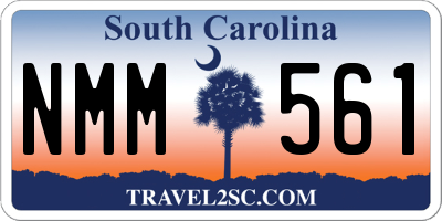 SC license plate NMM561