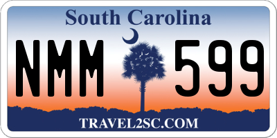 SC license plate NMM599