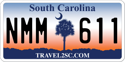 SC license plate NMM611