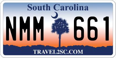 SC license plate NMM661