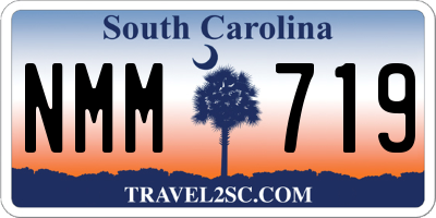 SC license plate NMM719