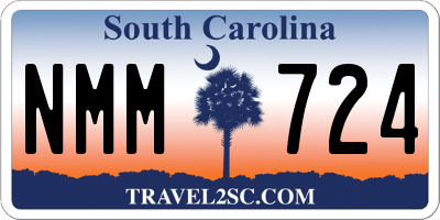 SC license plate NMM724