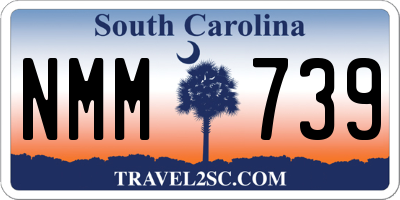 SC license plate NMM739