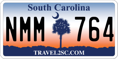 SC license plate NMM764