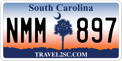 SC license plate NMM897