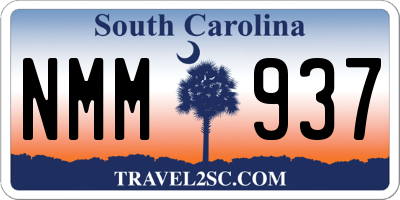 SC license plate NMM937