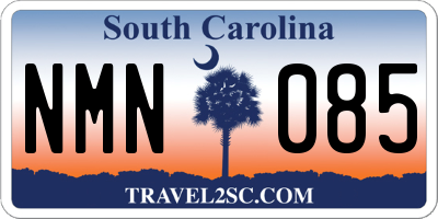 SC license plate NMN085