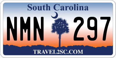 SC license plate NMN297