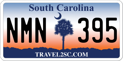 SC license plate NMN395