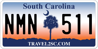 SC license plate NMN511