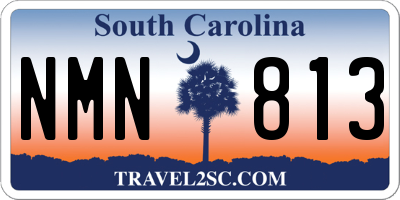 SC license plate NMN813