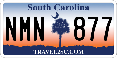 SC license plate NMN877