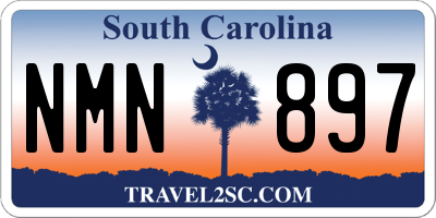 SC license plate NMN897