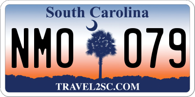 SC license plate NMO079