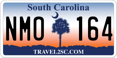SC license plate NMO164