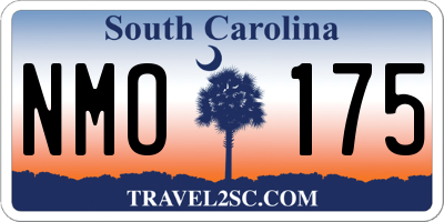 SC license plate NMO175