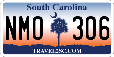 SC license plate NMO306
