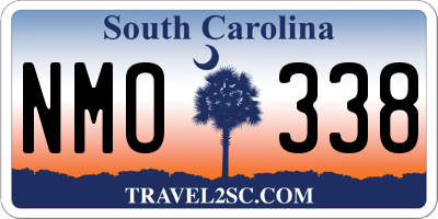 SC license plate NMO338
